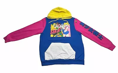 Buy Sailor Moon Colorblock Hoodie Sweatshirt Size L Box Lunch Exclusive • 37.71£