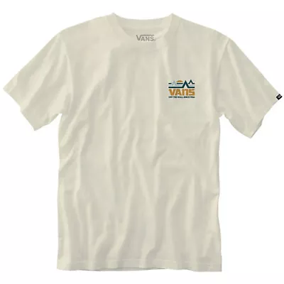Buy Vans Mens Mountain Logo T-Shirt / White / RRP £30 • 12£