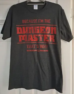 Buy Port & Company Dungeon Master T-Shirt Dungeons And Dragons Size Med Cotton Mix • 7.49£