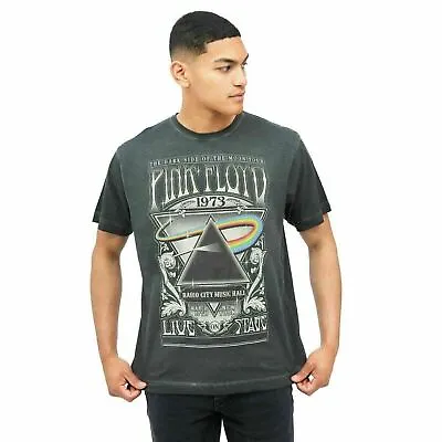 Buy Pink Floyd Mens T-shirt Carnegie Poster Black S-XXL Official • 13.99£
