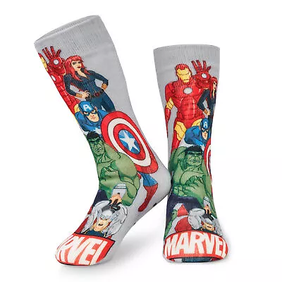 Buy Marvel Fluffy Socks, Avengers Mens Slipper Socks, Marvel Gifts For Men • 13.49£