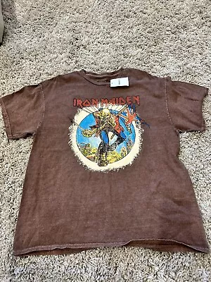 Buy Women’s Iron Maiden Shirt Medium/Large Forever 21 New With Tags • 12.29£