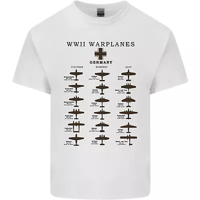 Buy German War Planes WWII Fighters Aircraft Kids T-Shirt Childrens • 7.99£