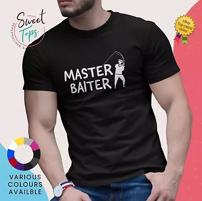 Buy Master Baiter  Male Adults T Shirt | Novelty | Birthday | Funny • 12.99£