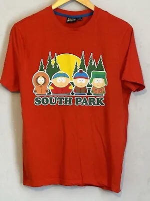 Buy 2022 Red Centre Print South Park T-shirt Vgc • 5£
