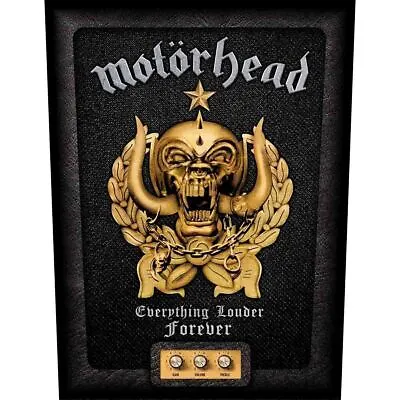 Buy Motorhead Everything Louder Forever Back Patch Official Rock Band Merch • 12.48£