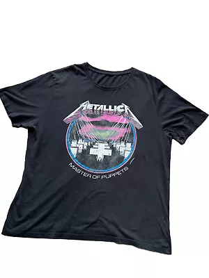 Buy Metallica T-shirt Master Of Puppets 2017 Under License To Probity XXL • 12.99£