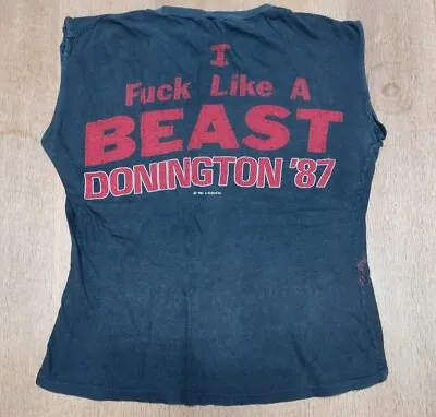Buy Donnington Rock Festival 1987 W.A.S.P  T Shirt  L • 160£