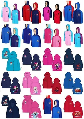 Buy Boys Girls Kids Children Child Characters Raincoat Jacket Waterproof Hooded  • 7.99£