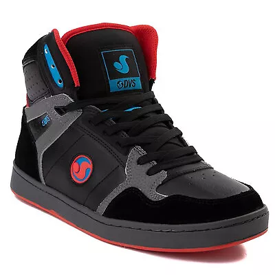 Buy DVS Men's Honcho Black Chr Red Blue Suede Hi Top Sneaker Shoes Clothing Appar • 93.83£
