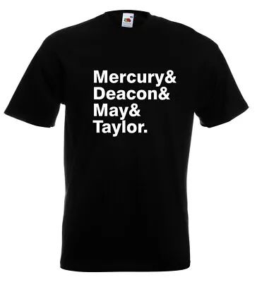 Buy Queen T Shirt Mercury Deacon May Taylor  12 Colours S - 5XL • 13.95£