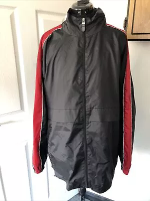 Buy Game Gear Mens Hooded Jacket. Football/outdoor/walking. Red/black. SIze S • 15£