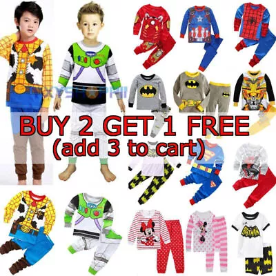 Buy Baby Boys Toy Story Superhero T-Shirt Pants Tracksuits Set Fancy Cosplay Costume • 12.13£