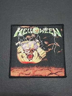 Buy Helloween Mini Lp Patch For Jacket T-shirt Iron On Backing Clothing Woven Badge  • 7.71£