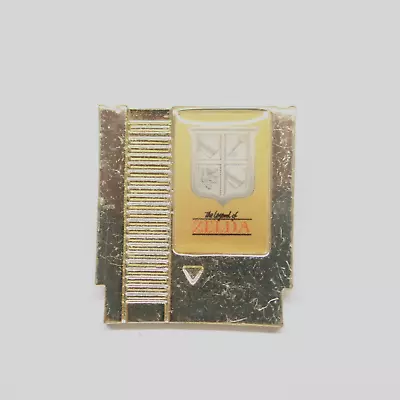 Buy The Legend Of Zelda Gold Cartridge Pin Lapel Enamel Collectible 2018 • 7.70£
