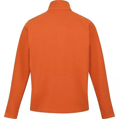 Buy Regatta Mens Thompson Half Zip Micro Fleece Top Pullover Jacket - Black & Navy • 10.99£