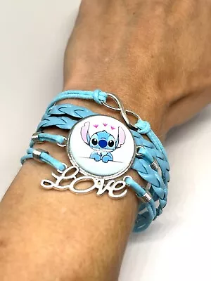 Buy Lilo & And Stitch Bracelet Band Friendship Bangle Jewellery Love Wrist Kid • 4.50£