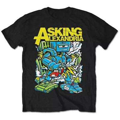 Buy Asking Alexandria Killer Robot Official Tee T-Shirt Mens • 15.99£