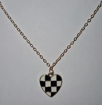 Buy BNWT Gold Colour Charm Necklace Handmade Jewellery Hearts Animals Alternative • 6£
