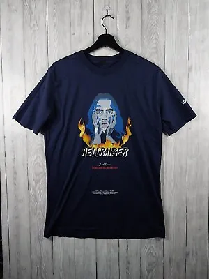 Buy Lost Soles Dark Navy Hellraiser Graphic Print Short Sleeve T-Shirt Size L • 14.99£