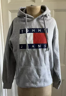 Buy Tommy Jeans Grey Hoodie Sweatshirt Top Jacket, Size 42 Chest • 7£