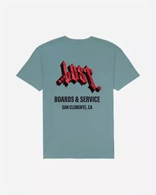 Buy LOST - Mens Dungeon T-Shirt - Seafoam - Summer/Beach Short Sleeve Top • 19.59£