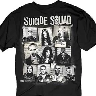 Buy Suicide Squad Movie Cast Mugshots Daddy's Little Monster Men's T Shirt • 35.23£