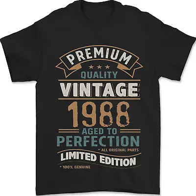 Buy Premium Vintage 36th Birthday 1988 Mens T-Shirt 100% Cotton • 7.99£