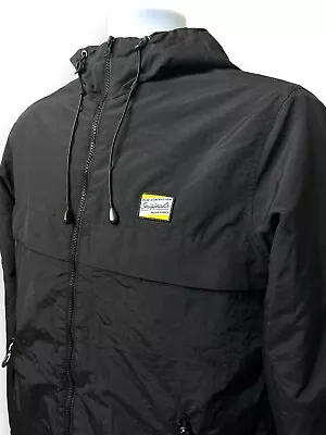 Buy Jack And Jones Jortam Jacket Size Small Mens Hooded Black Full Zip • 18£