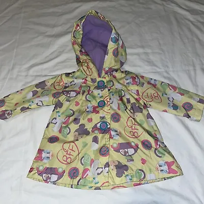 Buy George Baby Girls 3-6 Months Lightweight Jacket Yellow Minnie Mouse • 0.99£
