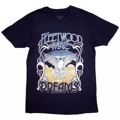 Buy Fleetwood Mac Official Unisex T-Shirt: Dreams Navy Blue Cotton • 17.99£