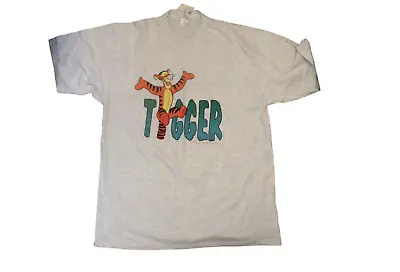 Buy Vintage Tigger Graphic T Shirt Winnie The Pooh XL Onesize Grey New • 14.95£