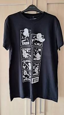 Buy Ladies BT21 Black Tshirt Size Large • 1.99£