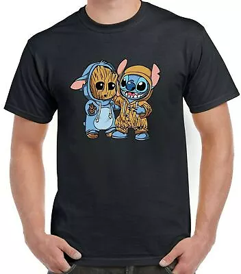 Buy Guardians Of The Galaxy Groot Stitch T-Shirt Marvel Gift  • 10.99£