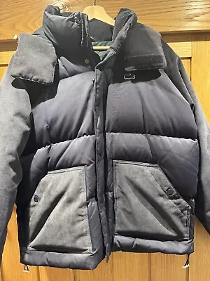Buy Lacoste Live Corduroy Puffer Coat Medium • 65£