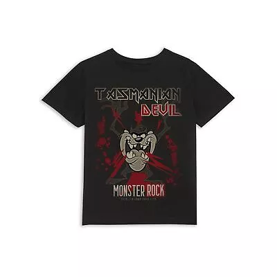 Buy Official Looney Tunes Tasmanian Devil Monster Rock Kids' T-Shirt • 14.99£