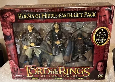 Buy NIB Lord Of The Rings Two Towers Heroes Of Middle Earth Gift Pack 3 Heroes • 49.96£
