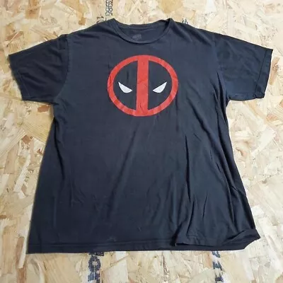 Buy Marvel Graphic T Shirt Black Adult Large L Mens Deadpool Summer • 11.99£