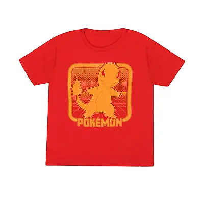 Buy Pokemon Charmander Retro Arcade Kids T-Shirt • 14.99£