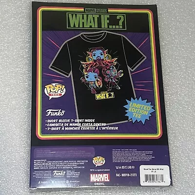Buy Funko Pop Marvel Studios What If…? Blacklight T-shirt Large Target Exclusive • 24.13£