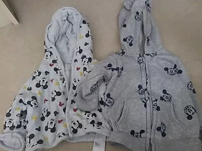 Buy Mickey Mouse Hoodie And Jacket 3-6 Months Baby Boy • 3.99£