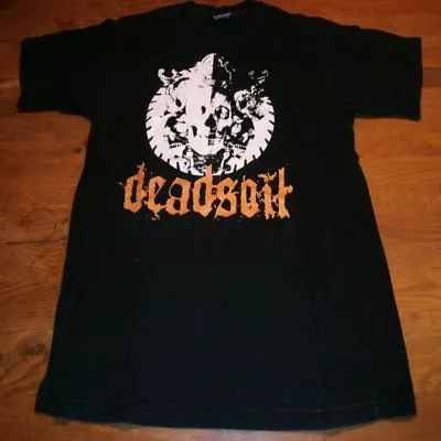 Buy Deadsoil - Skull T-Shirt SIZE S CATARACT HATEBREED BORN FROM PAIN SLAYER • 6.01£