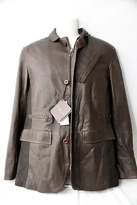 Buy Timberland Mens Dark Brown Lambskin Leather Coat/Jacket  - 29262 074 ** • 44.99£