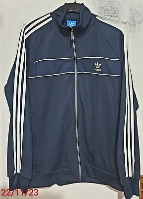 Buy Adidas Tracksuit  Original Jacket  Size  X-large Blue Colour   2  Zip  Pockets • 15£