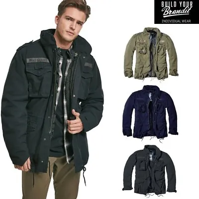 Buy Build Your Brandit M65 Giant Jacket BD301-Men's Warm Military Police Coat Fleece • 132.79£
