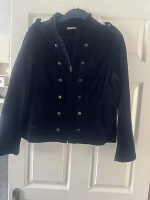 Buy Ladies Black Jacket Size 16 • 5£
