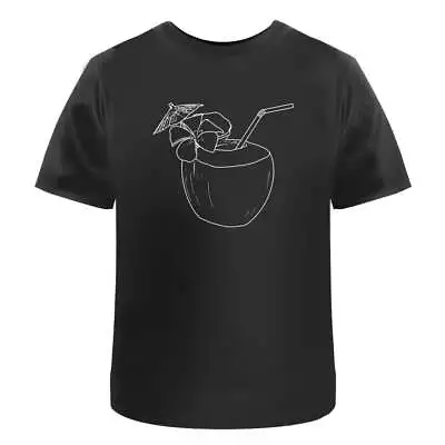 Buy 'Tropical Coconut Drink' Men's / Women's Cotton T-Shirts (TA037971) • 11.99£