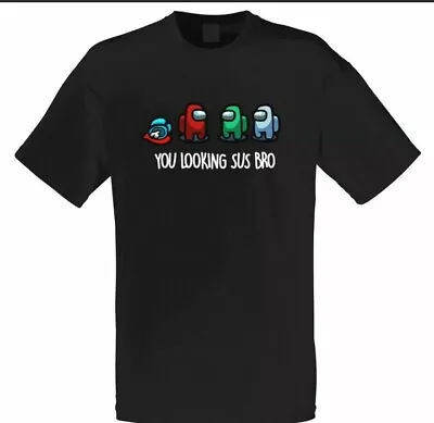 Buy Among Us T-shirt - Impostor Gaming Retro Funny Cool Gift Christmas Crew Mate Sus • 11.99£