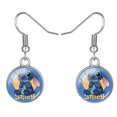 Buy Disney Stitch Earrings Ear Rings Lilo And & Present Jewellery Hook Dangly Gift • 5.49£