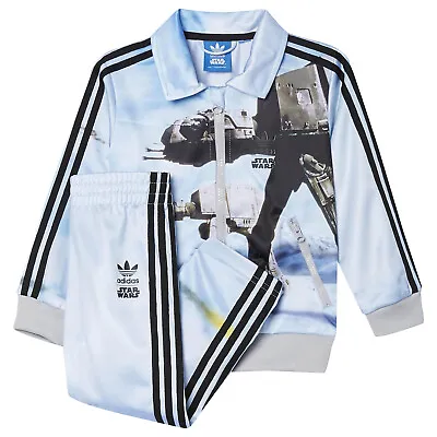 Buy Adidas Originals Star Wars Children Firebird Set Suit Atat Jacket + Pants AB1847 • 41.93£